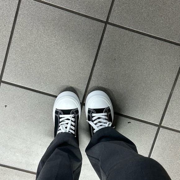 Canvas shoes with heel - Picture 5 of 8